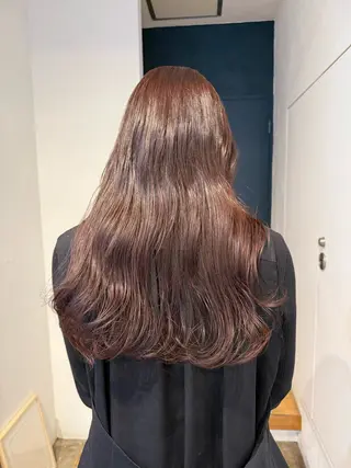 カラー YURiA レイヤー🫧暖色のヘアスタイル