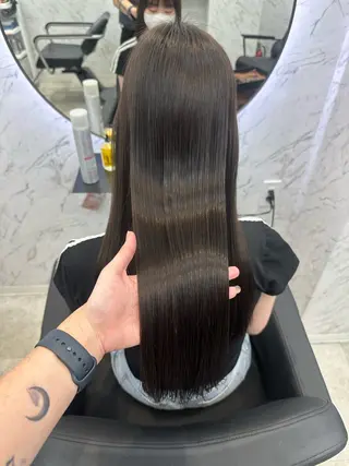 ロング カラー 遠藤沙也加 /レイヤーカットのヘアスタイル