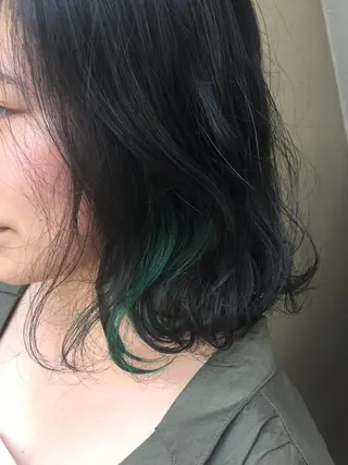 ミディアム カラー パーマ ヘアアレンジ メンズ キッズ ネイル マツエク・マツパ 新宿/髪質改善/ 美髪矯正✨浅江通友のヘアスタイル