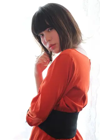 ショート カラー パーマ 細川 亮のヘアスタイル