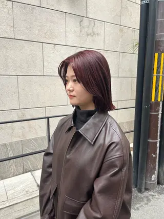 ショート カラー JESTER烏丸御池店所属・暖色カラー/艶カラー /透明感/ななこのヘアスタイル
