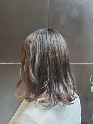 ミディアム カラー ヘアアレンジ 💫似合わせカット 💫かずはのヘアスタイル