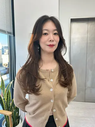 ロング 名古屋／似合わせ カット／カラー🫧のヘアスタイル