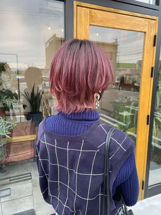 ミディアム キノシタ ナオユキのヘアスタイル