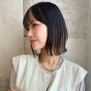 ショート 艶カラー/ボブ /似合わせ/田口愛那のヘアスタイル
