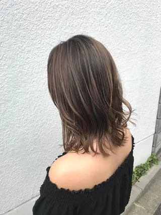 ミディアム カラー パーマ ヘアアレンジ メンズ キッズ Forest. -髪質改善-のヘアスタイル