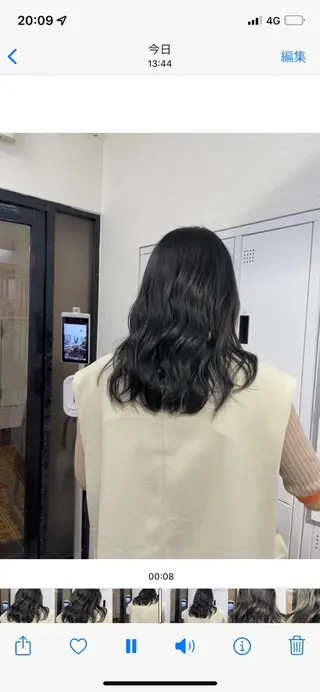 ミディアム カラー Yui. ハイトーン/パーマ/のヘアスタイル