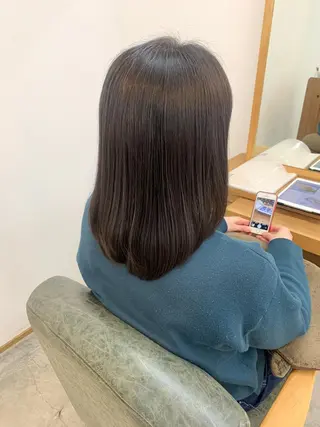 ミディアム cirrus🕊 韓国ヘア♡山縣あかりのヘアスタイル