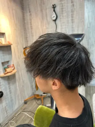 パーマ メンズ hairLOOP所属・西院LOOP sayakaのヘアスタイル