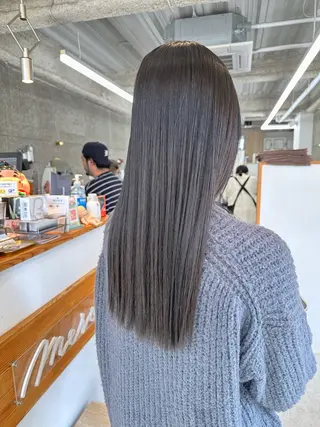 ロング カラー 八谷 将平のヘアスタイル