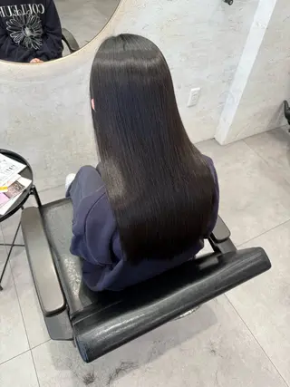 ロング 柴田樹/大人可愛い 艶髪カラー/髪質改善のヘアスタイル