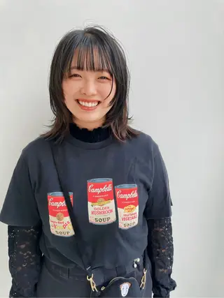 ミディアム 2月で掲載終了 ボブ・カミオカのヘアスタイル