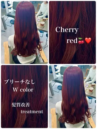 ロング カラー aoi/暖色カラー/ プツッとボブ🎀のヘアスタイル