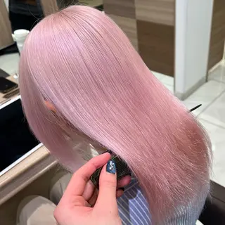 ミディアム カラー ハイトーン/デザイン 💎ryuyaのヘアスタイル