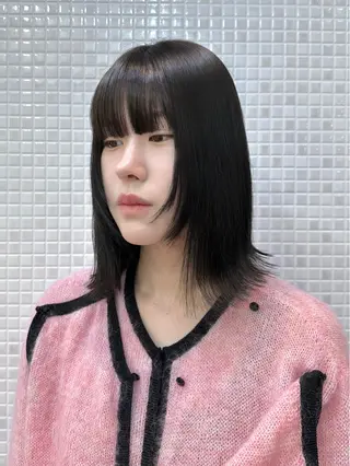 ミディアム カラー 髪質改善・艶髪カラー 🌷miku🌷のヘアスタイル