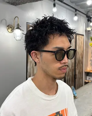 ショート パーマ メンズ 💈メンズ特化💈 テッペイのヘアスタイル