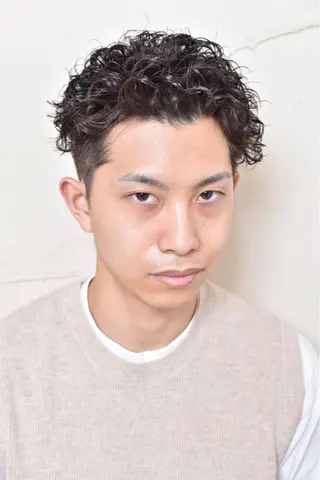 ショート パーマ メンズ メンズ特化/パーマ指 名No.1/百瀬太郎のヘアスタイル