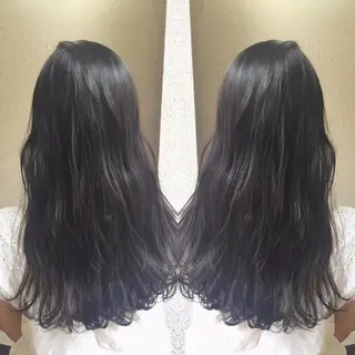 ロング カラー パーマ ヘアアレンジ メンズ キッズ ネイル マツエク・マツパ 新宿/髪質改善/ 美髪矯正✨浅江通友のヘアスタイル