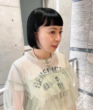 ショート カラー ヘアアレンジ satsuki 暖色・ブラウンカラーのヘアスタイル