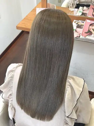 ロング パーマ オートクチュールランコントレ西京極店所属・今在家 玲のヘアスタイル