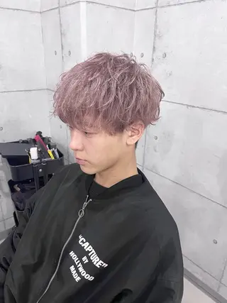 カラー UNBALANCE  OSAKA所属・縮毛矯正モデル 募集中Yuuriのヘアスタイル