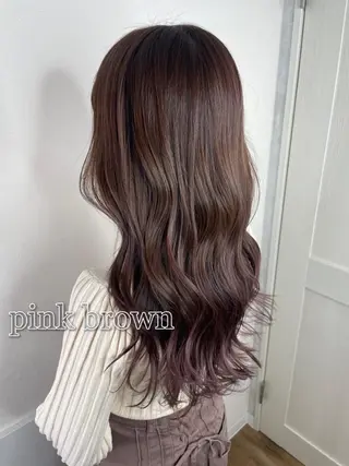 ロング カラー 🫧ショート・レイヤ ー・縮毛矯正🫧のヘアスタイル