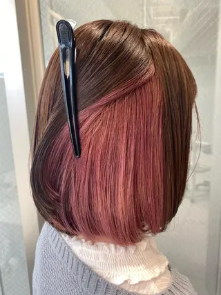 ミディアム カラー カマチョ タイスのヘアスタイル