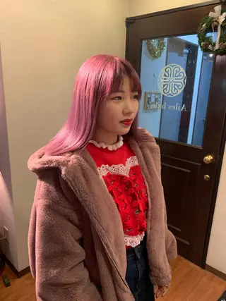 ミディアム カラー hair salonyuri所属・ヘアサロンユリ もりたきょうこのヘアスタイル