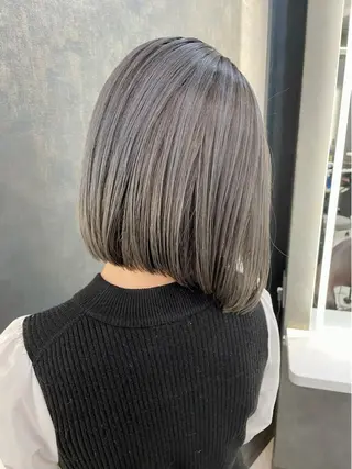 ショート カラー ショート×ブリーチ 🪞問屋町/yujiのヘアスタイル