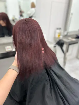 ミディアム 🥀艶髪/似合わせ 暖色/まな🥀のヘアスタイル