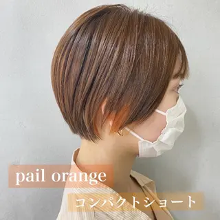 ショート カラー 舟橋 りんかのヘアスタイル