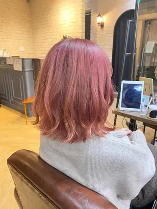 ミディアム カラー 髪質改善 ヒデのヘアスタイル