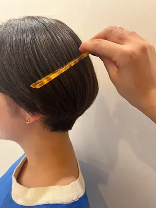 ショート カラー 門崎未依/レイヤー/ メンズカット🪿🌼のヘアスタイル