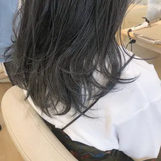 ロング カラー 似合わせ.ﾍｱｾｯﾄ 得意🌹井上美沙のヘアスタイル