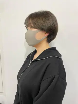 ショート カラー astar所属・kotono🪿 透明感カラーのヘアスタイル