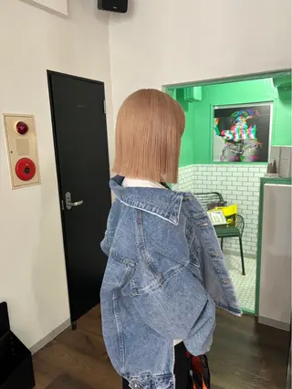 ミディアム 韓国レイヤー💖 ハイトーン🍒ྀིのヘアスタイル