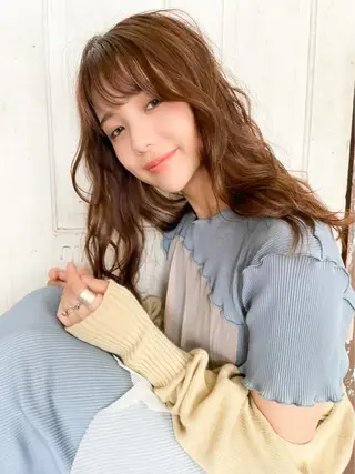 セミロング カラー パーマ ヘアアレンジ メンズ キッズ ネイル マツエク・マツパ 韓国ヘア🫧 KAZUTOのヘアスタイル