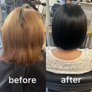 ミディアム OFF YUYAのヘアスタイル