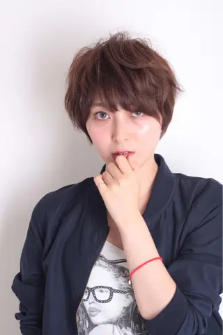 ショート カラー RESBORN所属・長岡 大偉のヘアスタイル