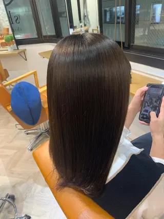 セミロング り ほのヘアスタイル