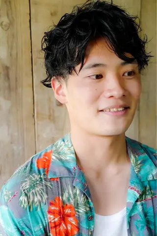 パーマ メンズ glunge所属・🎩glunge🎩 AYA💄のヘアスタイル