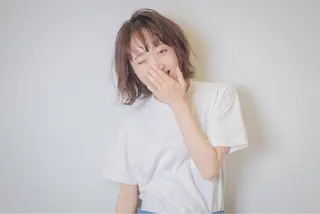 ミディアム カラー パーマ gite カワムラナオキのヘアスタイル