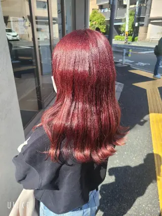 セミロング カラー 木村 直哉のヘアスタイル