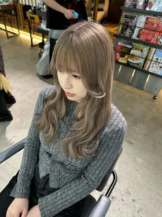 ロング カラー 溜 一太のヘアスタイル