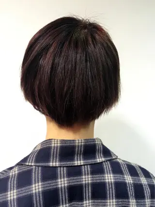 ショート カラー 星 沙織のヘアスタイル