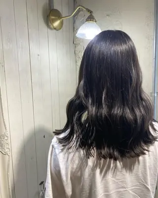 セミロング カラー ☁️透明感カラー☁️ Reikaのヘアスタイル