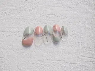 ネイル トップネイリスト Ribbon立川店のネイルデザイン