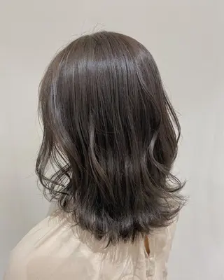 ミディアム カラー ヘアアレンジ 横浜/韓国風/ヘアメ /ユイナ🎀のヘアスタイル