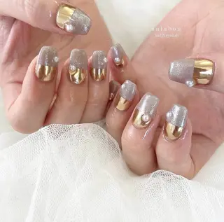 ミディアム アンルボネイル&アイラッシュ所属・anlubon /Jr.ネイリストのネイルデザイン