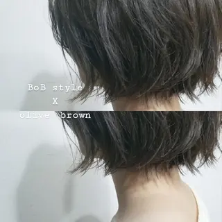 ショート カラー ヘアアレンジ See by merのマツエク・マツパデザイン